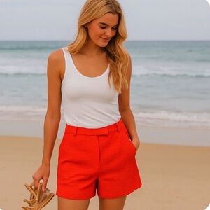 Sessun Burnt Orange Eyelet Shorts Size 6US/38UK 3 inch inseam